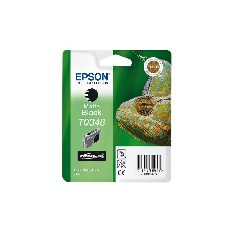 Cartouche d'encre Epson T0348 Noir Mat
