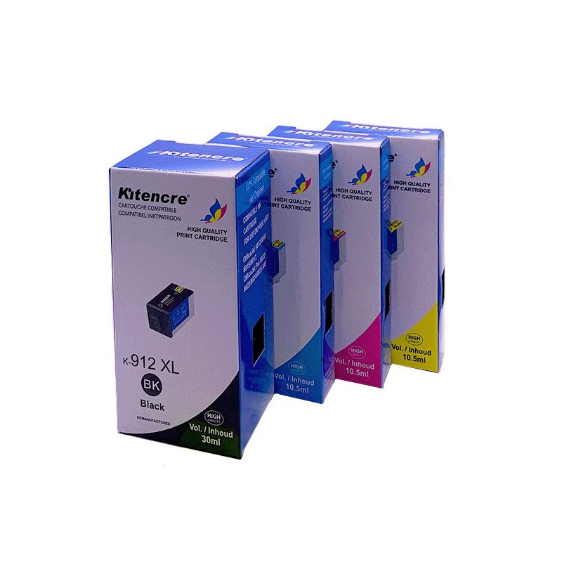 Lot 4 Cartouches N° 953 XL Noir+Cyan+Magenta+Jaune