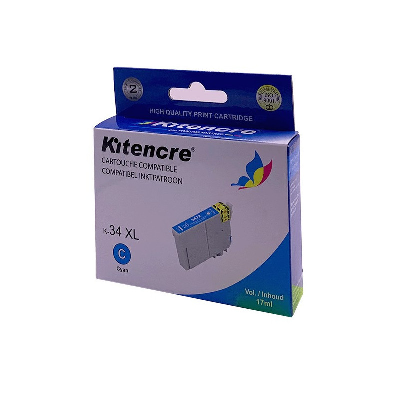 Cartouche d'encre 34XL Cyan