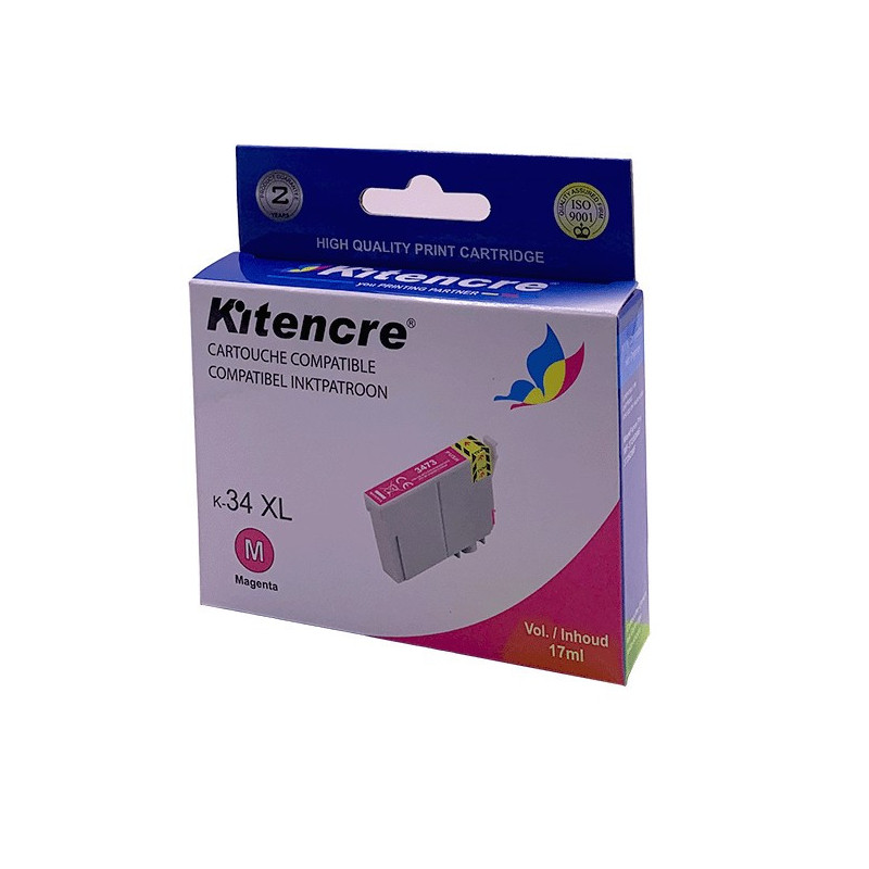 Cartouche d'encre 34XL Magenta