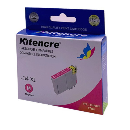 Cartouche d'encre 34XL Magenta