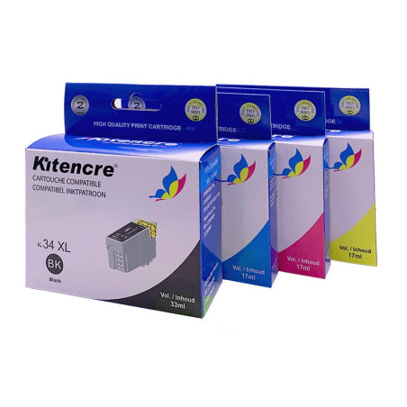 Pack 4 Cartouches - 34 XL