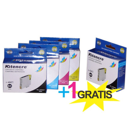 Lot  4 Cartouches + 1 GRATUITE - T0445