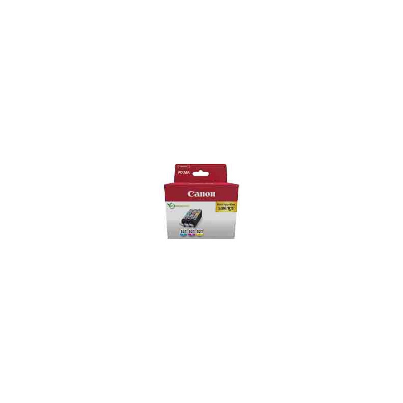 Canon CLI-521 - Pack de 3 couleurs