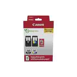Cartouches Canon PG-560 / CL-561 - Pack Noir & Couleur
