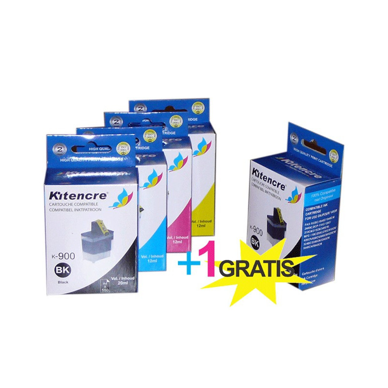 Cartouches LC-900 - 4+1 GRATIS