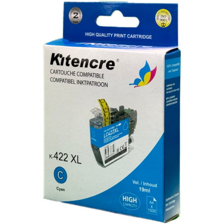 Cartouche d'encre LC-422XL Cyan