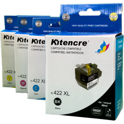 Lot 4 Cartouches LC-422XL K / C / M / Y