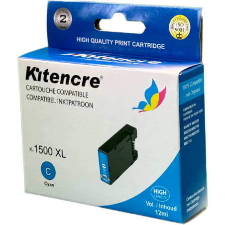 Cartouche d'encre PGI-1500 XL Cyan