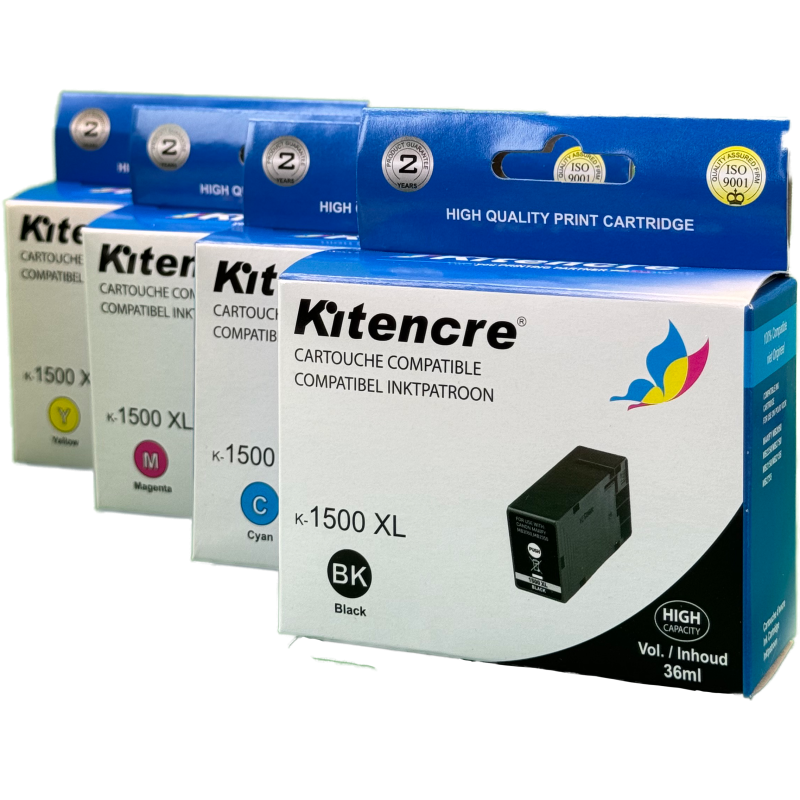 PGI-1500XL - Pack de 4 couleurs - BK/C/M/Y