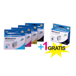 Lot 4 Cartouches +1 GRATUITE - T0715