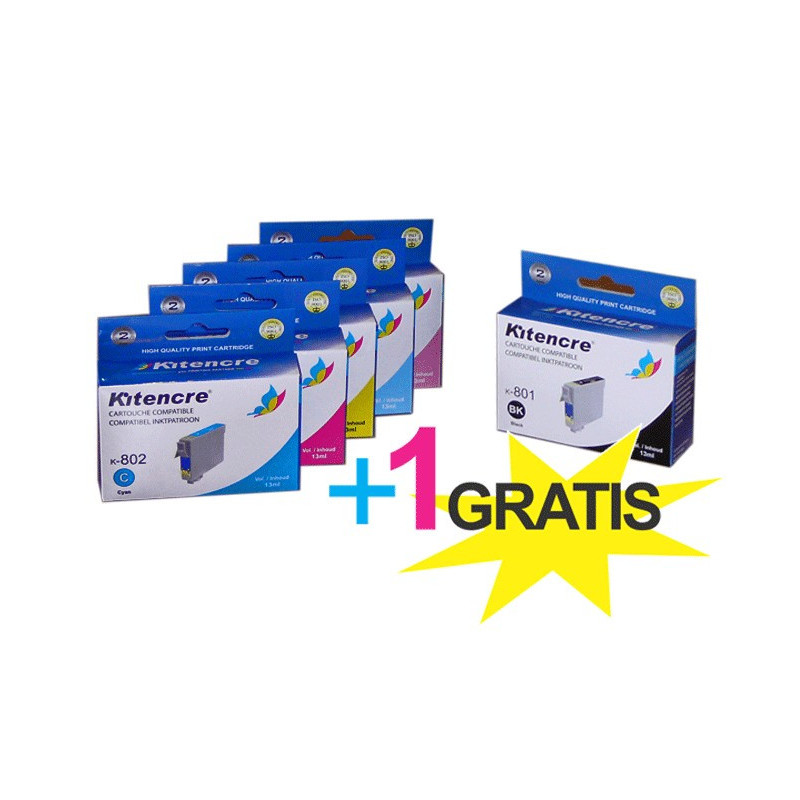 Lot 6 Cartouches + 1 GRATUITE - T0807