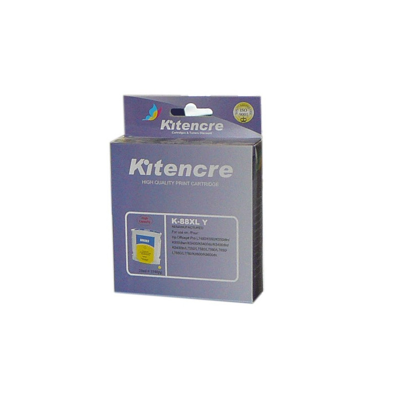 Cartouche d'encre N°88 Jaune XL