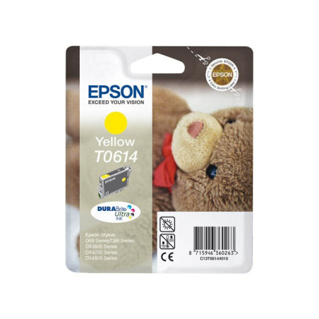 Cartouche d'encre Epson T0614 Jaune