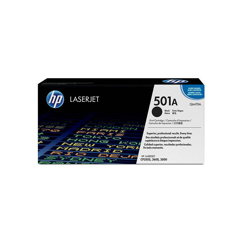 Toner HP Q6470A - 501A Noir