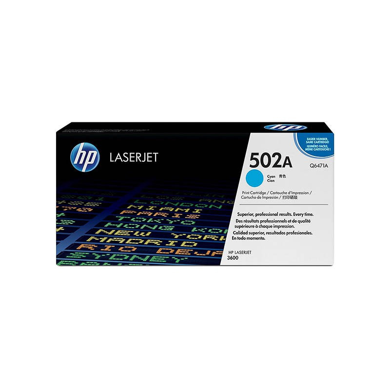 Toner HP Q6471A - 502A Cyan