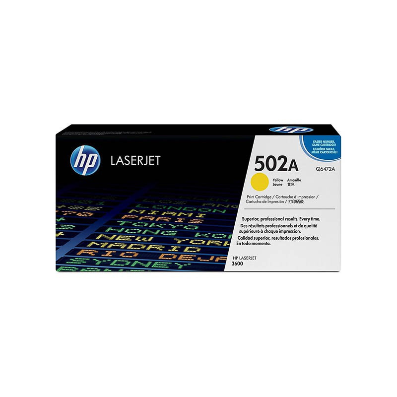 Toner HP Q6472A - 502A Jaune