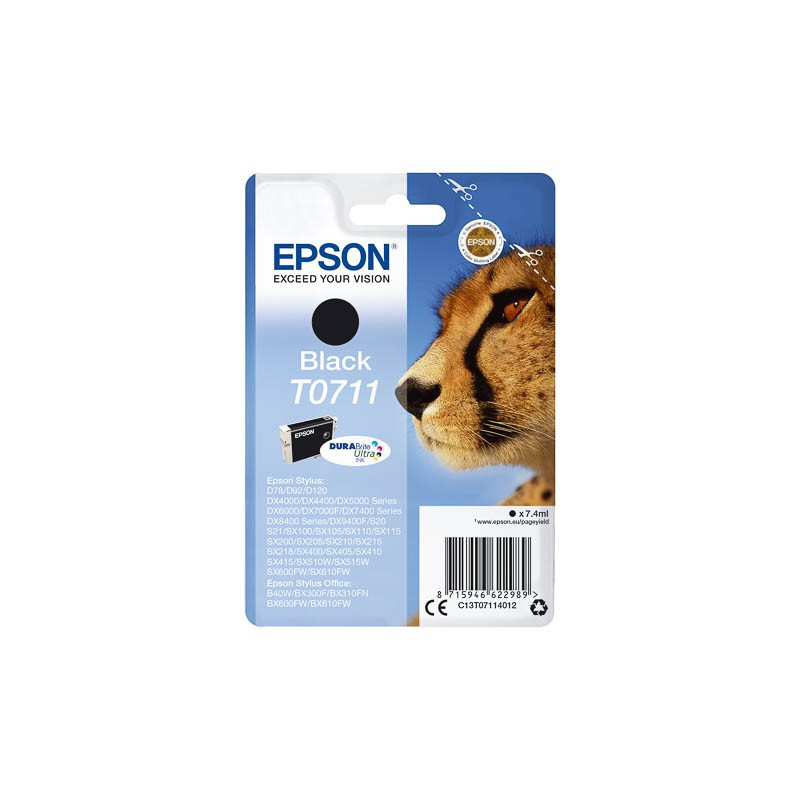 Cartouche d'encre Epson T0711 Noir