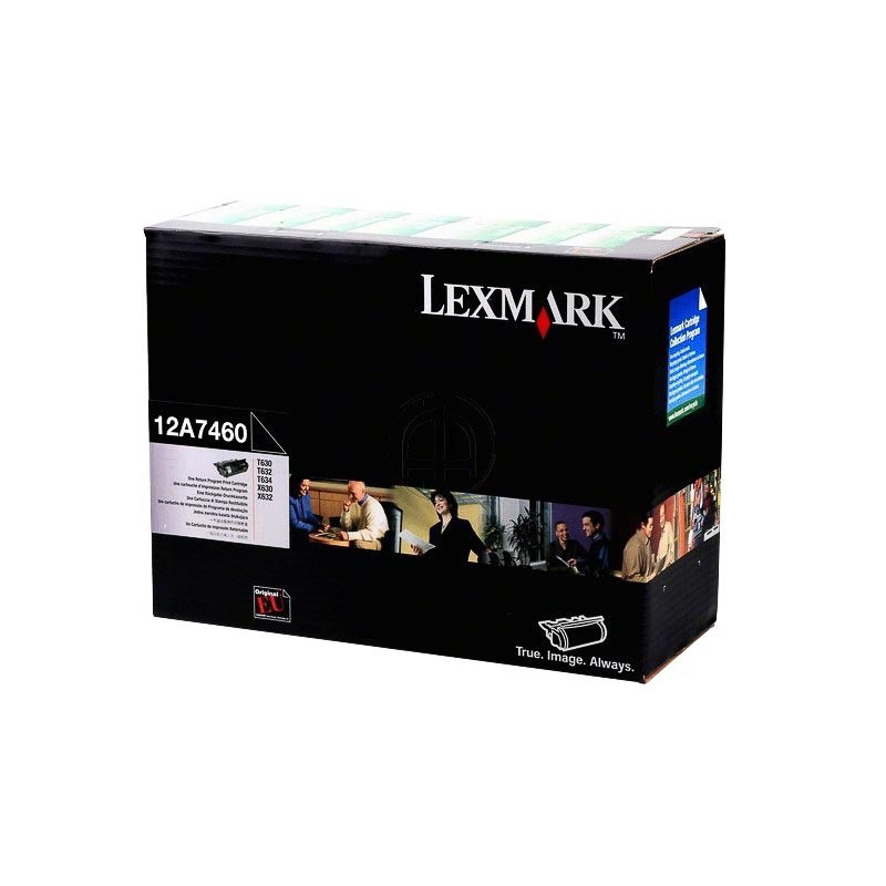 Toner Lexmark 12A7460 Noir