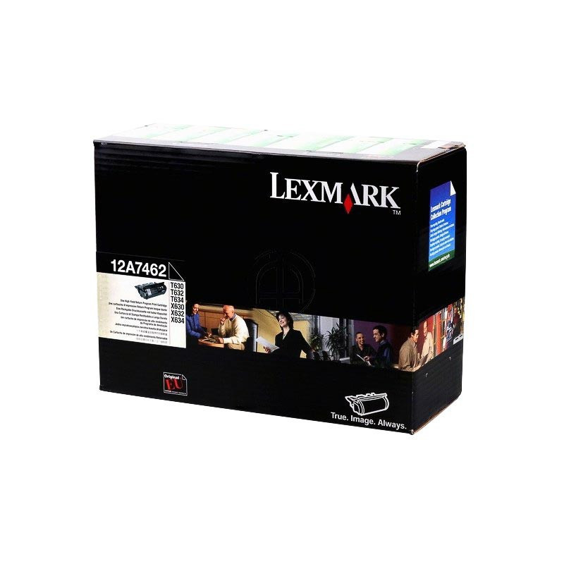 Toner Lexmark 12A7462 Noir