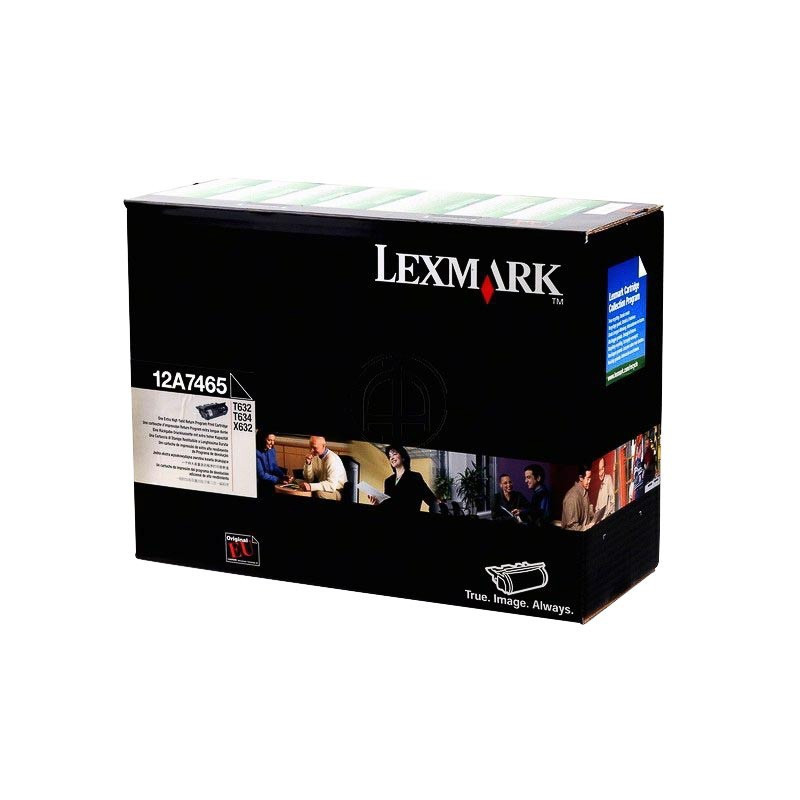 Toner Lexmark 12A7465 Noir