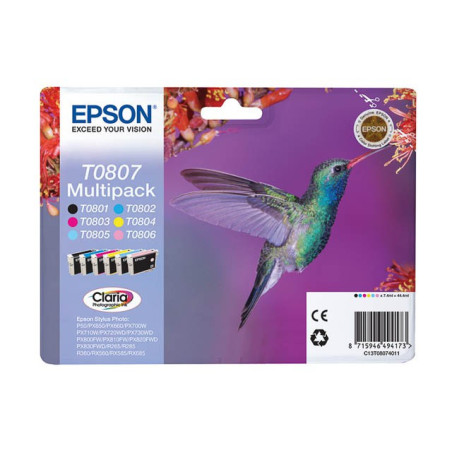 Cartouches Pack Epson T0807