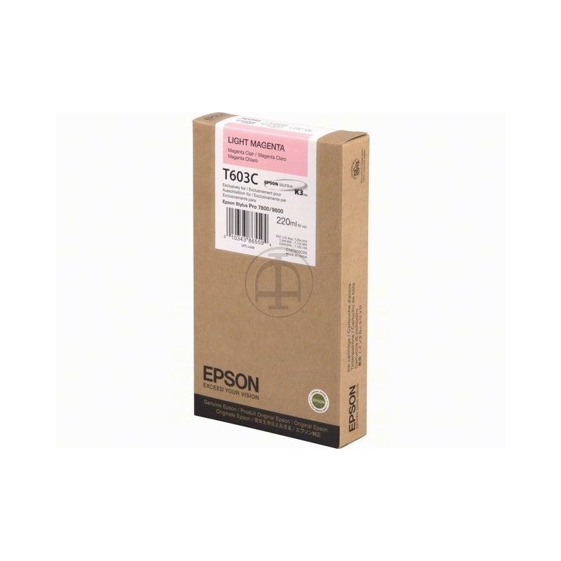 Cartouche d'encre Epson T603C Light Magenta HC