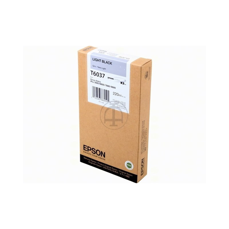 Cartouche d'encre Epson T6037 Gris HC