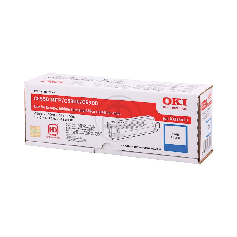 Toner OKI C5800/C5900 Cyan