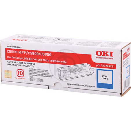 Toner OKI C5800/C5900 Cyan