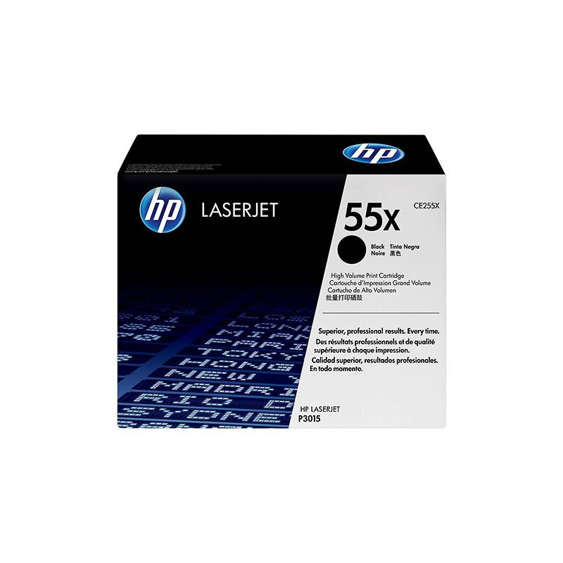 Toner HP CE255X - 55X Noir HC
