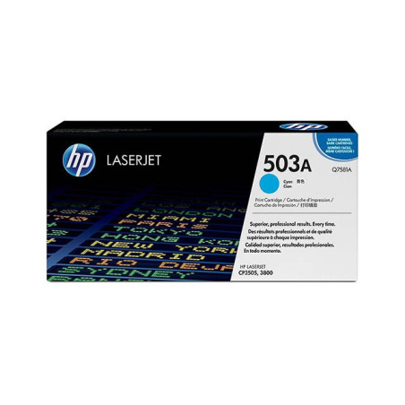 Toner HP Q7581A - 503A Cyan