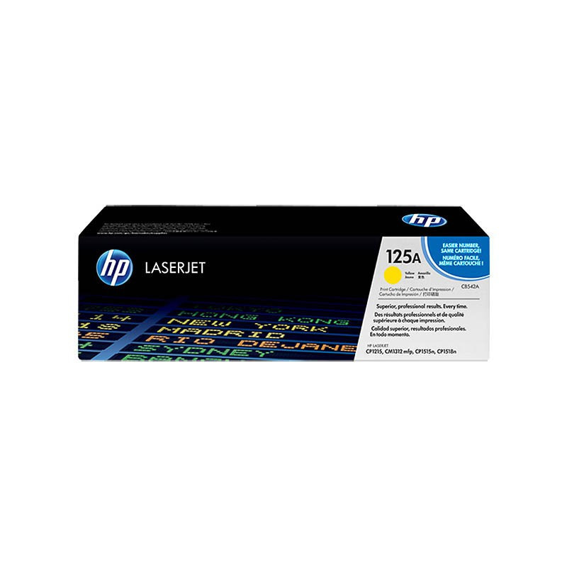 Toner HP CB542A - 125A Jaune