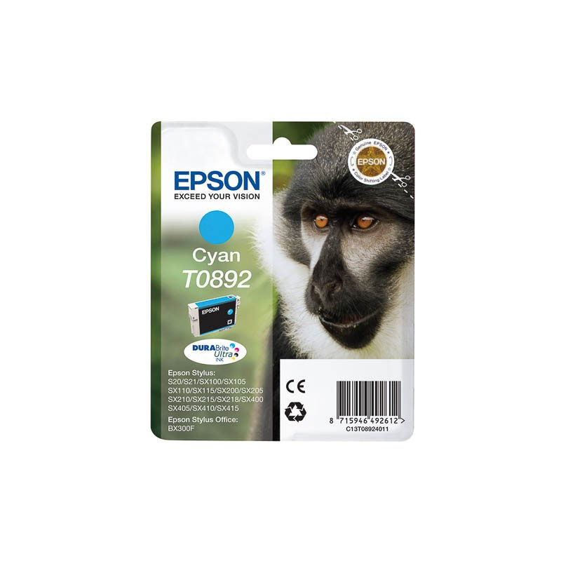 Cartouche d'encre Epson T0892 Cyan