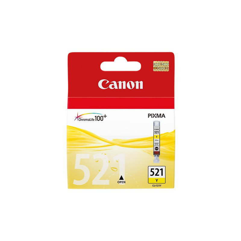 Cartouche d'encre Canon CLI521 Jaune