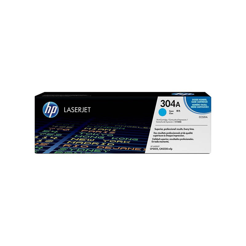 Toner HP CC531A - 304A Cyan