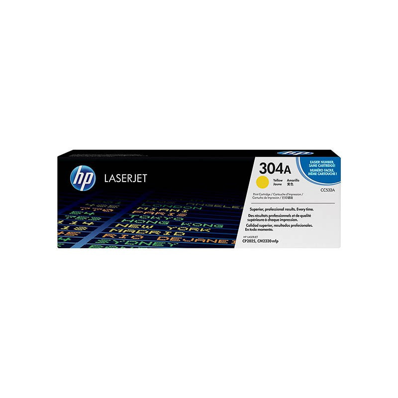 Toner HP CC532A - 304A Jaune