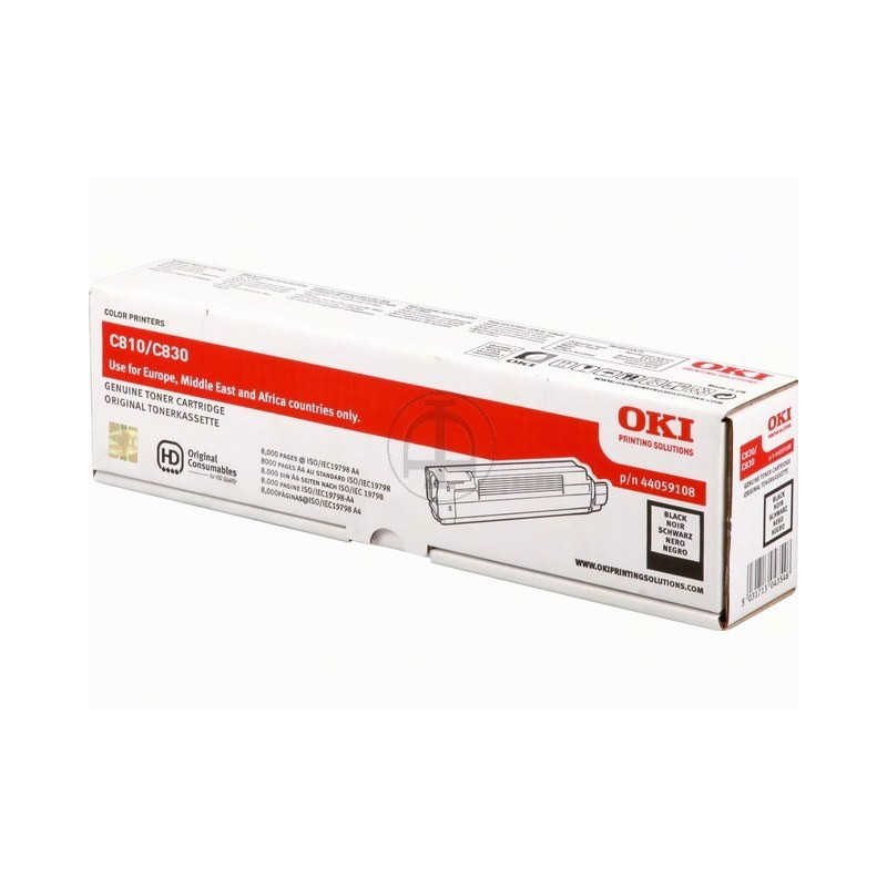 Toner OKI C810/C830 Noir