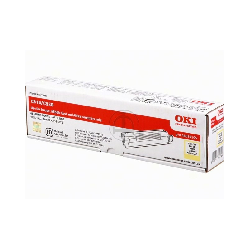 Toner OKI C810/C830 Jaune