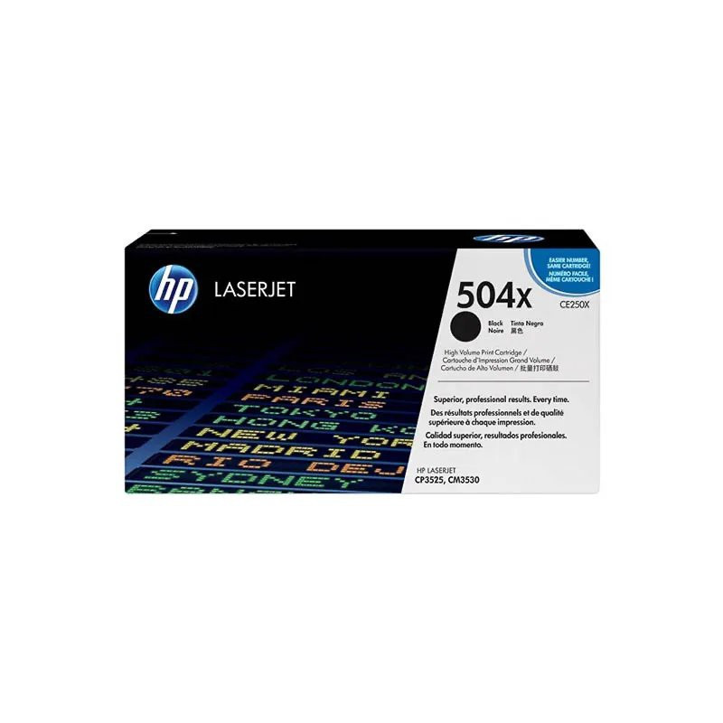 Toner HP CE250X - 504X Noir