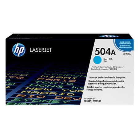 Toner HP CE251A - 504A Cyan