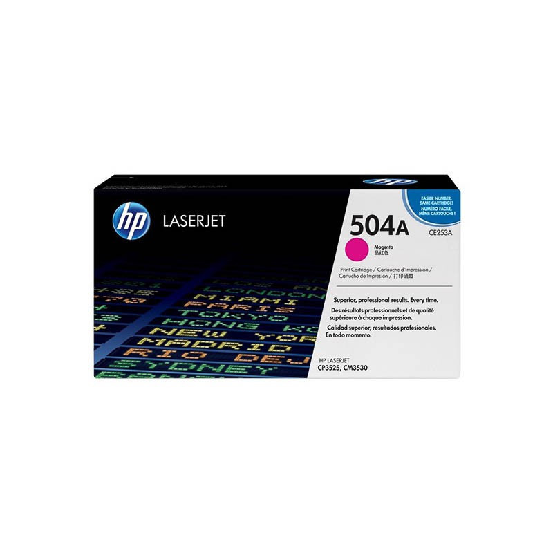 Toner HP CE253A - 504A Magenta