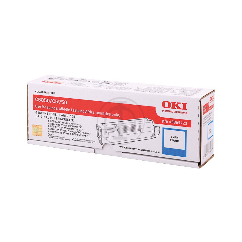 Toner OKI C5850/C5950 Cyan