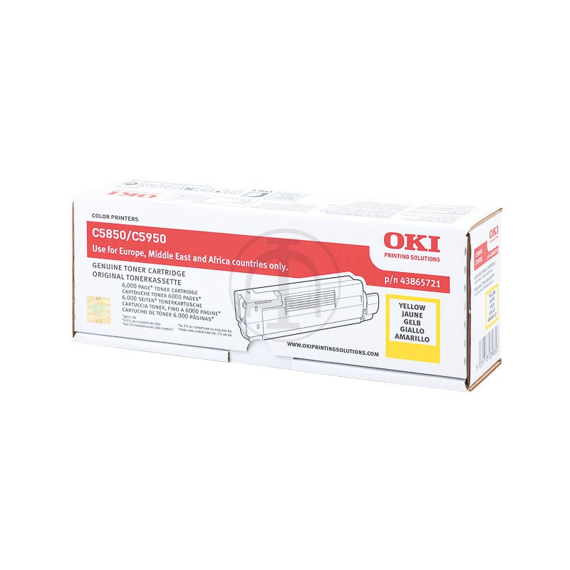 Toner OKI C5850/C5950 Jaune