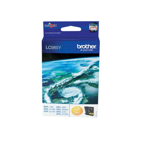 Cartouche d'encre LC985Y Brother Jaune