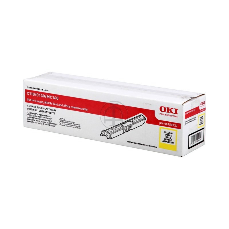 Toner OKI C110/C130 Jaune HC