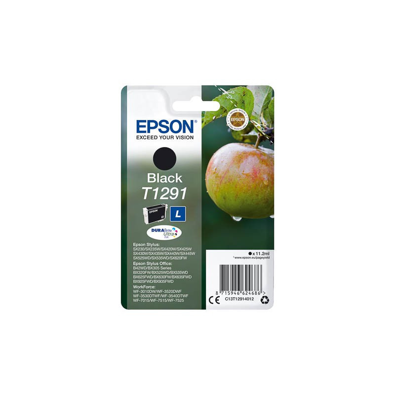 Cartouche d'encre Epson T1291 Noir