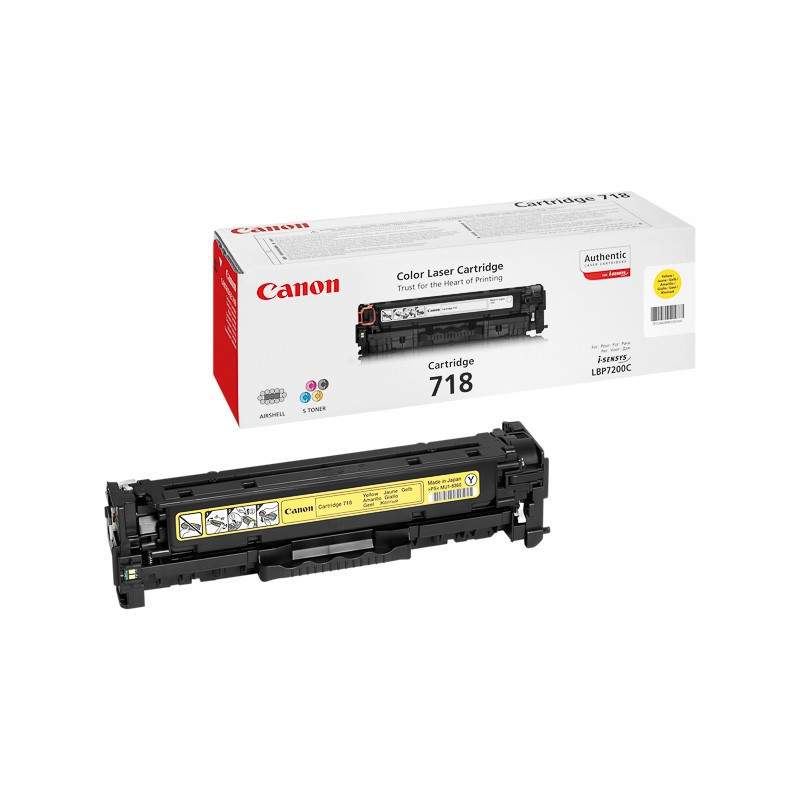 Toner Canon 718 Jaune