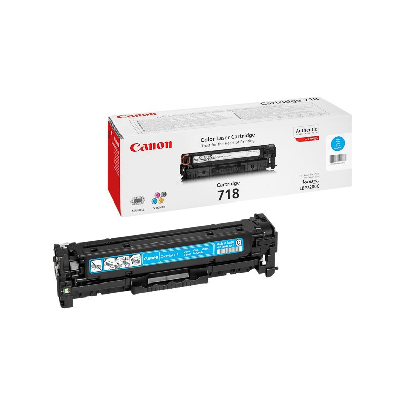 Toner Canon 718 Cyan
