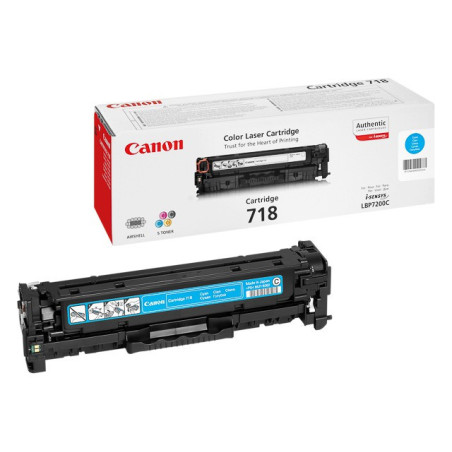 Toner Canon 718 Cyan